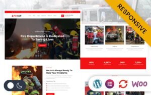 Firehelf - Fire Department Elementor WordPress Responsive Theme WordPress Theme - Nulled Download - EmpireGPL