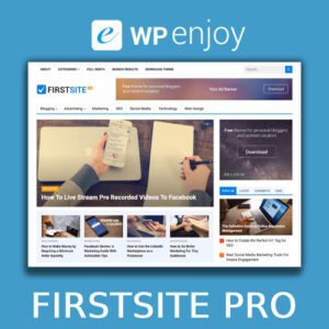 FirstSite Pro - WPEnjoy Theme - Nulled Download - EmpireGPL