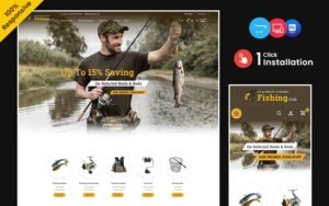 Fishing club - Equipment Multipurpose Responsive OpenCart Store OpenCart Template - Nulled Download - EmpireGPL