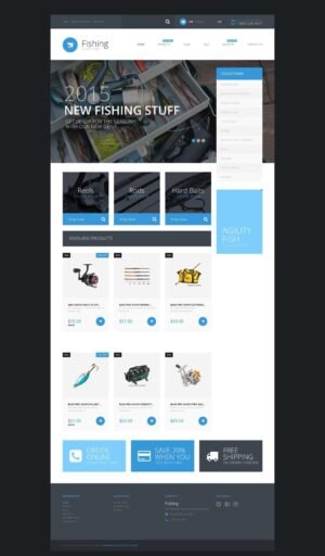 Fishing Supplies Shopify Theme - Nulled Download - EmpireGPL