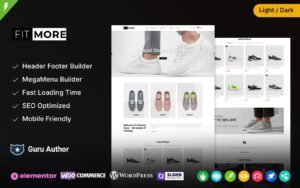 FitMore - Shoes and Fashion Elementor WooCommerce Theme - Nulled Download - EmpireGPL