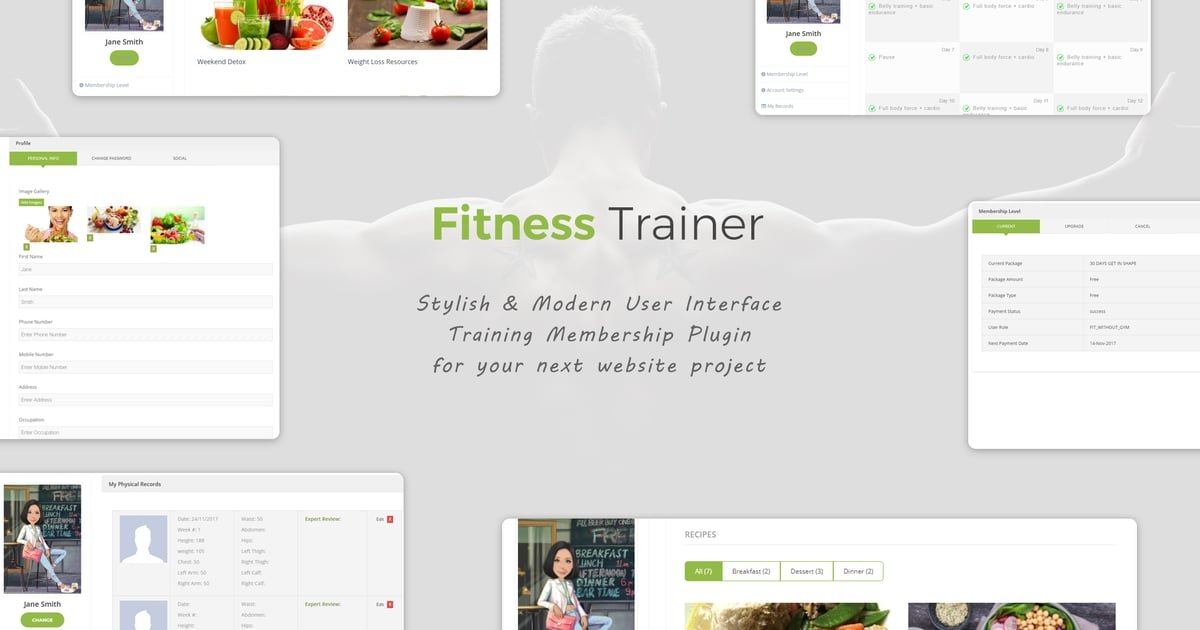 Fitness Trainer- Training Membership gym Plugin - Nulled Download - EmpireGPL