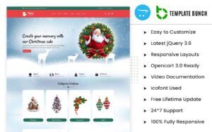 Flame Christmas - OpenCart Theme for eCommerce Website Template OpenCart Template - Nulled Download - EmpireGPL