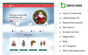 Flame Christmas - Shopify Theme for eCommerce Website Template - Nulled Download - EmpireGPL