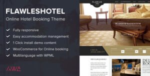 Flawleshotel - Online Hotel Booking Theme - Nulled Download - EmpireGPL