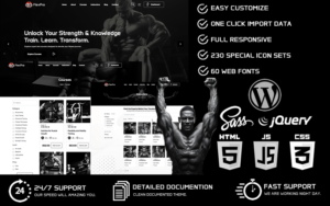 FlexPro - Bodybuilding & Online Courses & Education WooCommerce WordPress Theme - Nulled Download - EmpireGPL