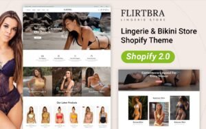 Flirtbra - Lingerie & Bikini Fashion Store Shopify 2.0 Responsive Theme Shopify Theme - Nulled Download - EmpireGPL