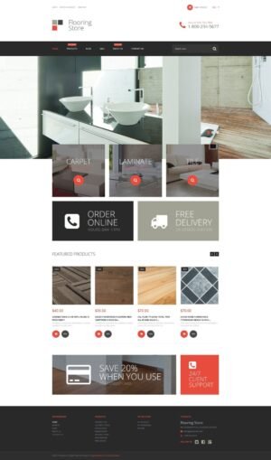Flooring Store Shopify Theme - Nulled Download - EmpireGPL