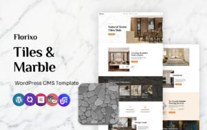 florixo - Marble And Tiles Multipurpose WordPress Elementor Theme WordPress Theme - Nulled Download - EmpireGPL