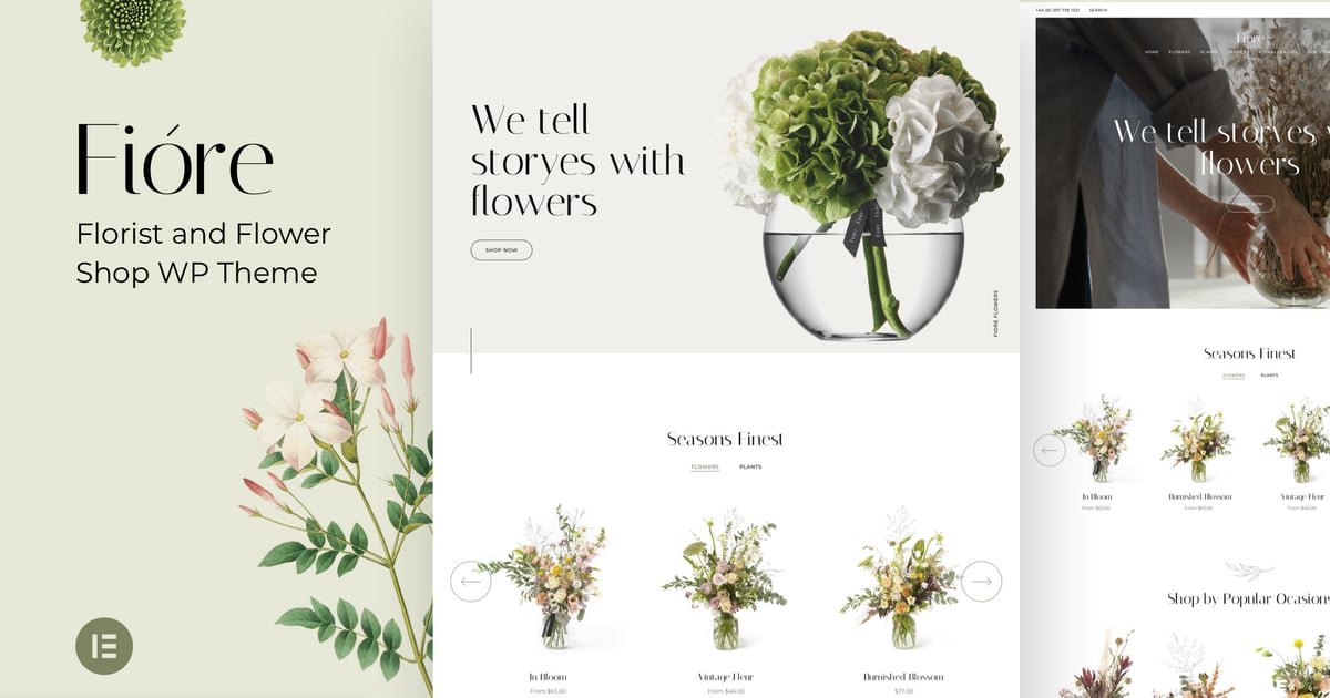 Flower Shop Florist - Fiore - Nulled Download - EmpireGPL