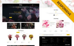 Flowers Bouquet Store OpenCart Responsive Template OpenCart Template - Nulled Download - EmpireGPL