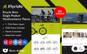 Flyride - Bicycle Store Single Product Elementor WooCommerce Responsive Theme WooCommerce Theme - Nulled Download - EmpireGPL