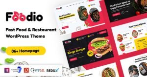 Foodio - Fast Food Restaurant WordPress Theme - Nulled Download - EmpireGPL