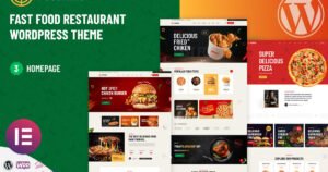 Foodking - Fast Food Restaurant WordPress Theme - Nulled Download - EmpireGPL