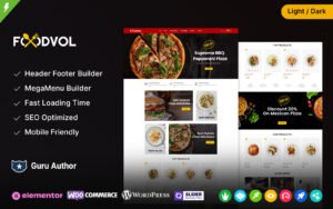 Foodvol - Restaurants and Food and Fast Food WooCommerce Theme - Nulled Download - EmpireGPL
