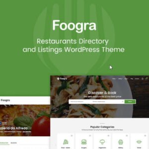 Foogra - Restaurants Directory & Listings WordPress Theme - Nulled Download - EmpireGPL