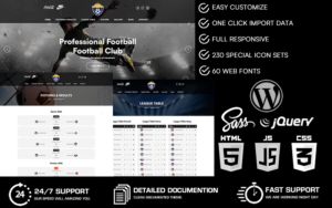Football Club - Sport Clubs WordPress Theme - Nulled Download - EmpireGPL