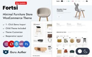Fortsi - Minimal Furniture Store Elementor WooCommerce Responsive Theme WooCommerce Theme - Nulled Download - EmpireGPL