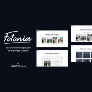 Fotonia - Portfolio Photography Theme for WordPress - Nulled Download - EmpireGPL