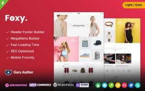 Foxy - Fashion Accessories Elementor WooCommerce Theme - Nulled Download - EmpireGPL