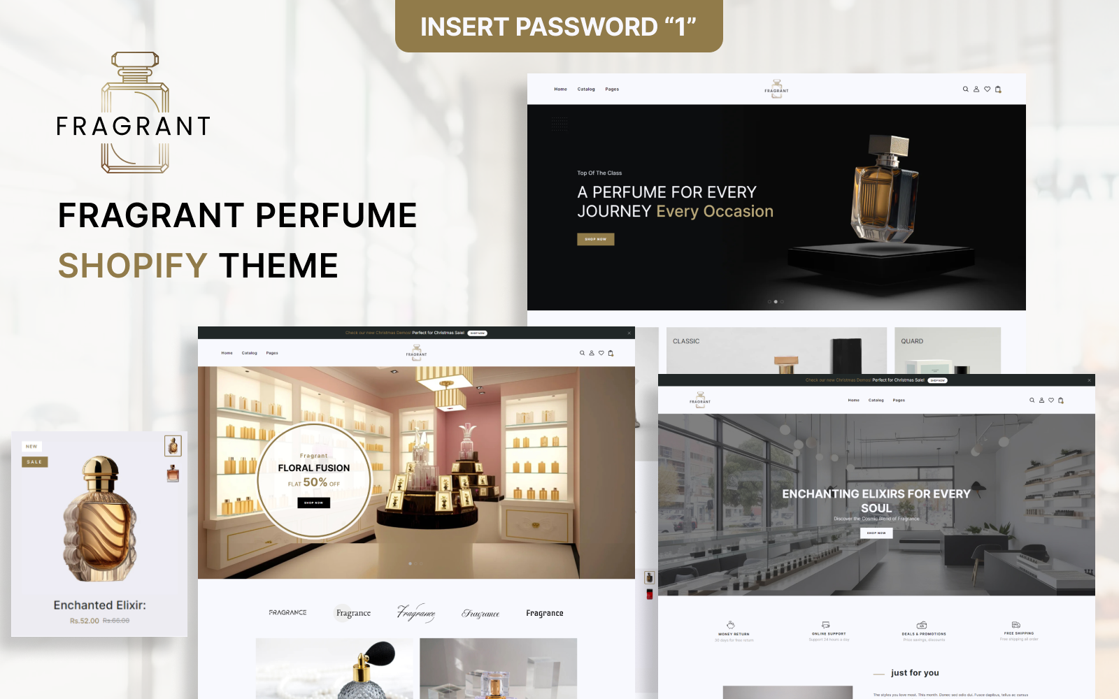 Fragrant - Perfumes , Fragrances and Deos Shopify Responsive Website Theme Shopify Theme - Nulled Download - EmpireGPL