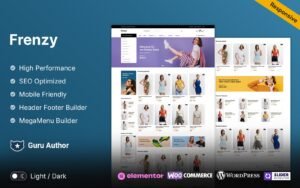 Frenzy - Fashion and Shopping Mall Mega Store Elementor WooCommerce Theme - Nulled Download - EmpireGPL
