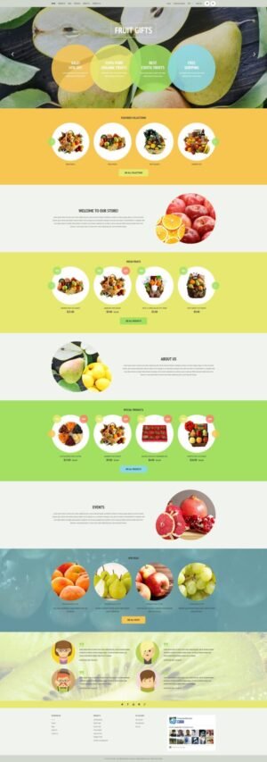 Fruit Shop Shopify Theme - Nulled Download - EmpireGPL