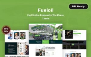 Fueloil - Fuel Station Responsive WordPress Theme - Nulled Download - EmpireGPL