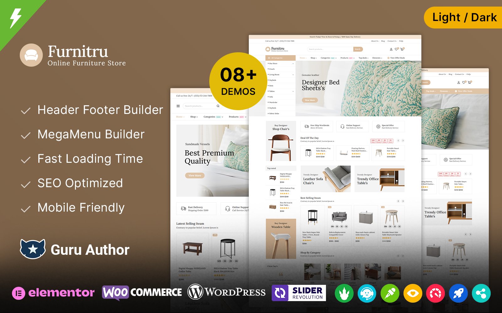 Furnitru - Furniture Store and Home Interior and Decor WooCommerce Theme - Nulled Download - EmpireGPL