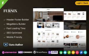 Furnix - Furniture Store and Home Decor Interior MultiPurpose WooCommerce Theme - Nulled Download - EmpireGPL