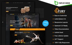 Fury - Music and Game with Sport - Responsive OpenCart Theme for eCommerce OpenCart Template - Nulled Download - EmpireGPL