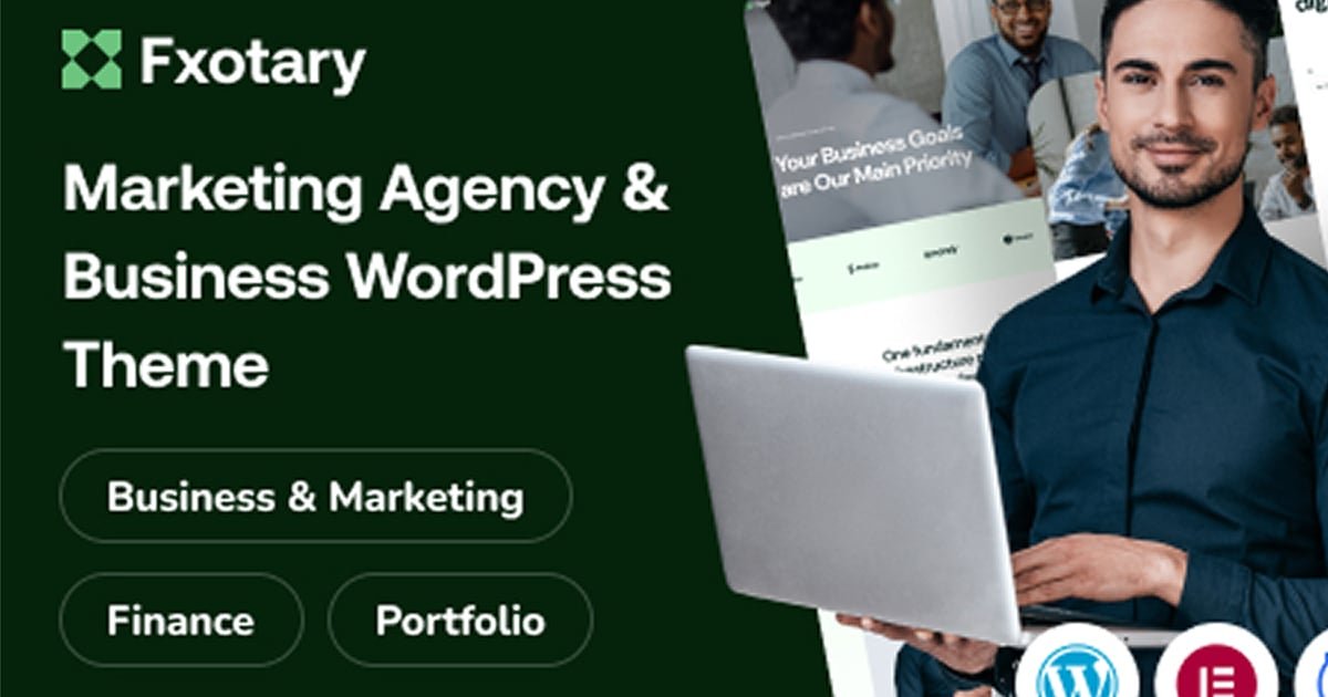 Fxotary – Modern Digital Agency WordPress Theme - Nulled Download - EmpireGPL