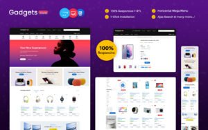 Gadgets - Electronic Store Multipurpose OpenCart theme OpenCart Template - Nulled Download - EmpireGPL