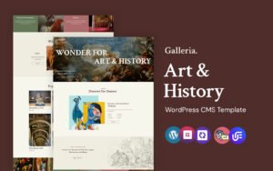 Galleria - Art Gallery and Museum WordPress Elementor Theme WordPress Theme - Nulled Download - EmpireGPL