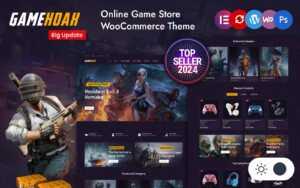 GameHoak - Online Game Store Elementor Woocommerce Responsive Theme WooCommerce Theme - Nulled Download - EmpireGPL