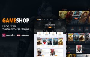 GameShop - Game Store WooCommerce WordPress Theme WooCommerce Theme - Nulled Download - EmpireGPL