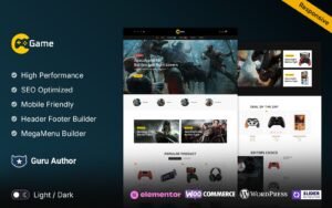 Gamestore - Online Game Elementor WooCommerce Theme - Nulled Download - EmpireGPL