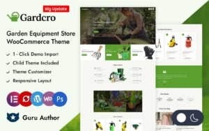 Gardcro - Garden Equipment Store Elementor WooCommerce Responsive Theme WooCommerce Theme - Nulled Download - EmpireGPL