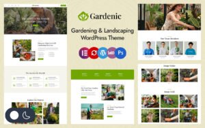 Gardenic - Landscape Gardening Elementor WordPress Responsive Theme WordPress Theme - Nulled Download - EmpireGPL