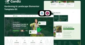 Gardiz - Gardening & Landscape Elementor Template Kit - Nulled Download - EmpireGPL