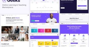 Geeks - Online Learning Marketplace WordPress Them - Nulled Download - EmpireGPL