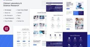 Geolab | Clinical Laboratory & Science Research Elementor Template Kit - Nulled Download - EmpireGPL