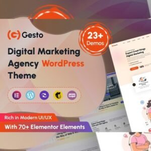 Gesto - Digital Marketing Agency WordPress Theme - Nulled Download - EmpireGPL