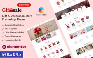 Giftsale - Online Gift Shop Prestashop Responsive Theme PrestaShop Theme - Nulled Download - EmpireGPL