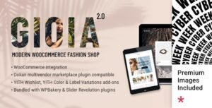 Gioia - Modern Fashion Shop - Nulled Download - EmpireGPL