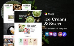 Glace - Ice Cream And Sweet Shop WordPress Elementor Theme WordPress Theme - Nulled Download - EmpireGPL