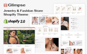 Glimpse - Jewelry and Boutique Store Shopify 2.0 Responsive Theme Shopify Theme - Nulled Download - EmpireGPL