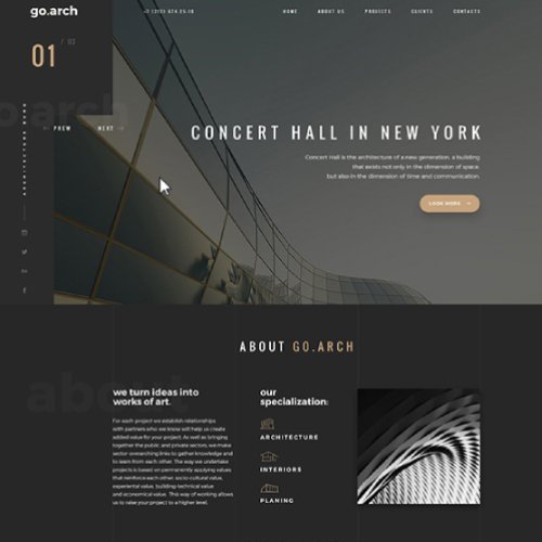 go.arch – Architecture and Interior WordPress Theme – Nulled Download – EmpireGPL