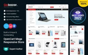 Gobazar – Electronic Marketplace Multipurpose OpenCart Store OpenCart Template - Nulled Download - EmpireGPL