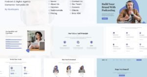 Gocast - Podcast & Digital Agency Template Kit - Nulled Download - EmpireGPL